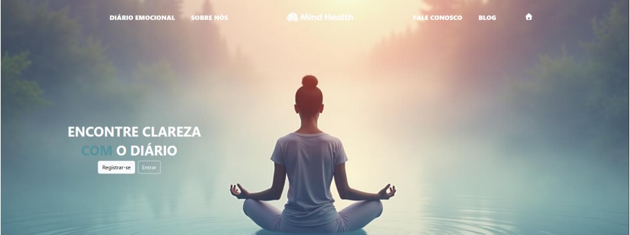 Tela inicial da plataforma